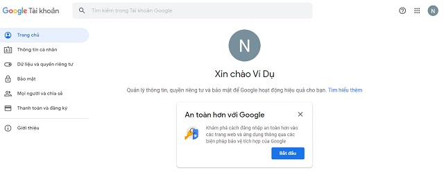đăng ký gmail bằng tiếng việt