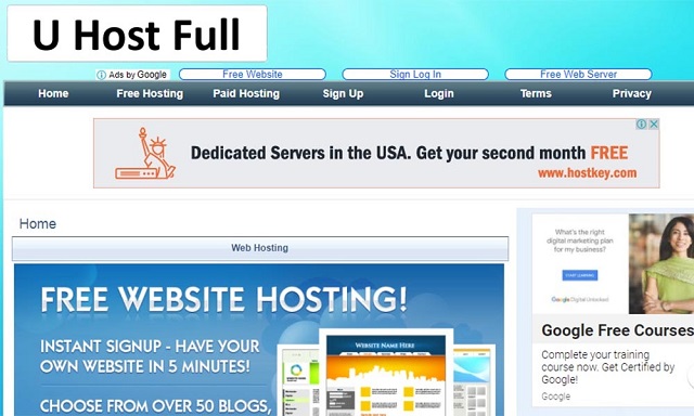 Hosting Việt Nam miễn phí Uhostfull.com hosting miễn phí Uhostfull.com