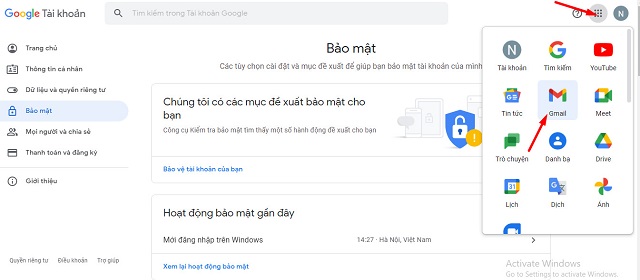 xem email