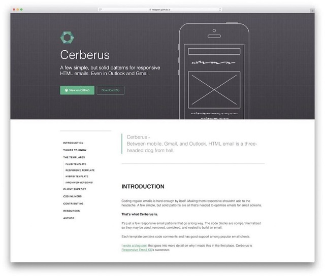 Email marketing Cerberus