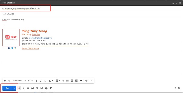 các bước Tạo email ảo vĩnh viễn Guerrilla Mail