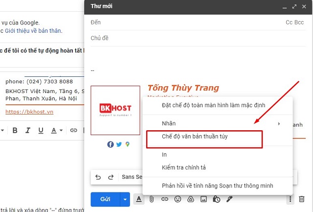 Sửa lỗi Không thể định dạng chữ ký 