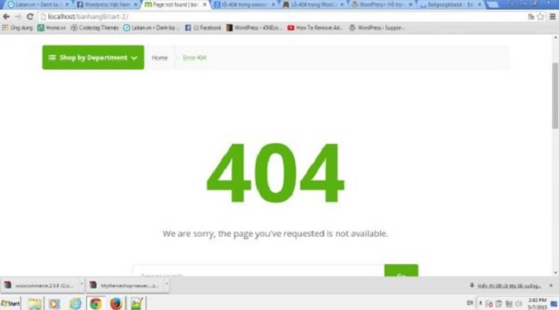 Sửa lỗi 404 bằng cách tải lại trang